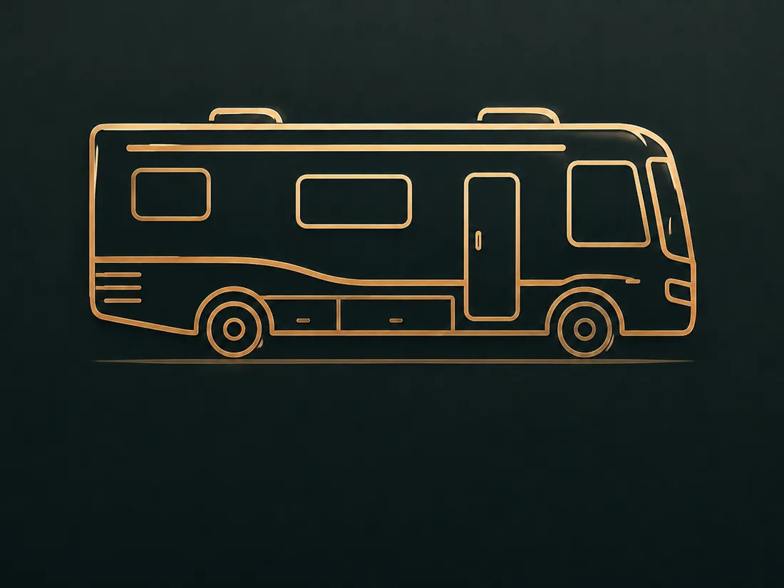 Class A motorhome illustration