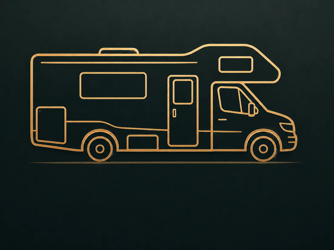 Class C motorhome illustration