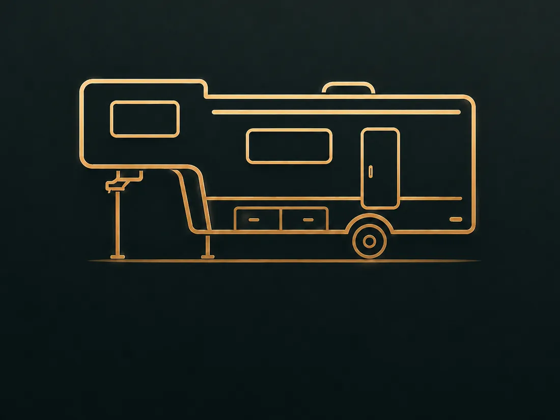 Fifth wheel illustration
