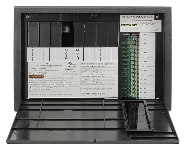 WFCO WF-8930/50 RV distribution panel